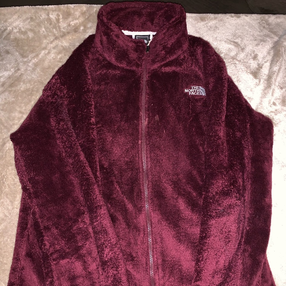 North face fuzzy jacket
